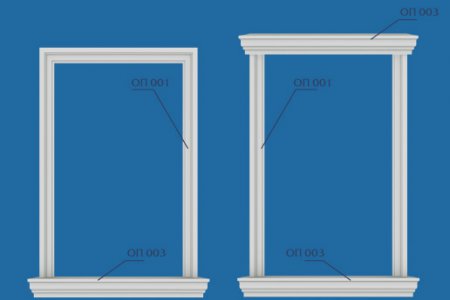 Обрамление для окон и подоконник
