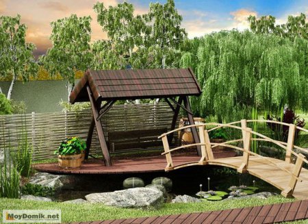 Оригинальный палисадник − деревенский стиль в ландшафтном дизайне