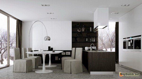 Хай-тек технологии в интерьере 