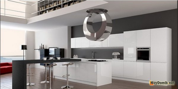 Элементы декора и мебель хай-тек