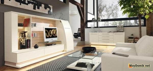 Гостиная - интерьер в современном стиле