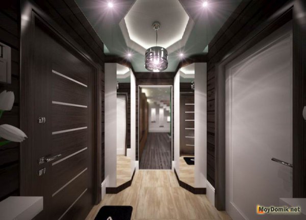 Красивый интерьер прихожей в доме