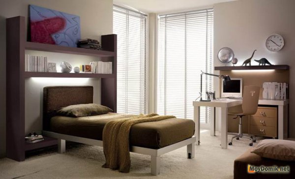 Молодежный интерьер для подростка