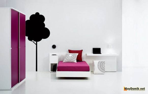 Интерьер в минимализме для подростка