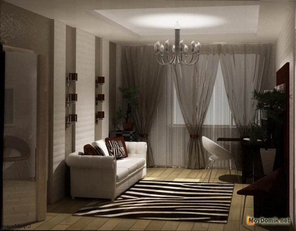 Серо-бежевый цвет в интерьере