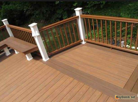 Ограждения для террасы из ПВХ