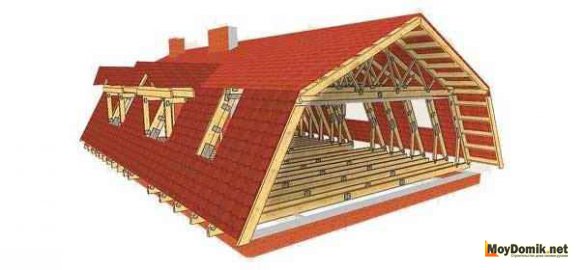 Мансардная крыша своими руками