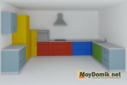 U-образная планировка кухни