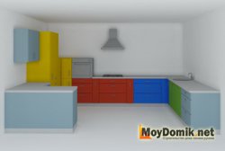 Кухня с полуостровом