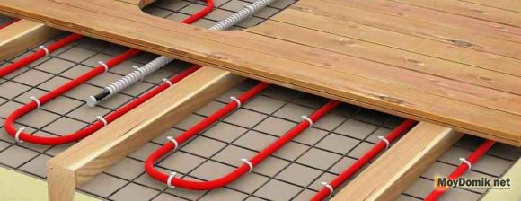 Система теплый пол под доски для обогрева зимнего сада
