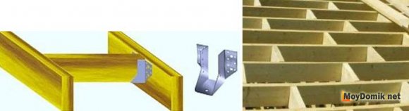 Схема укладки балок короткими прогонами