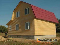 Ломаная мансардная крыша