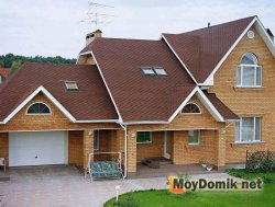 Многоуровневая мансардная крыша