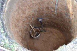 Рытье колодца