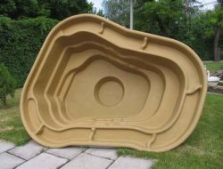 Чаша для пруда из стеклопластика