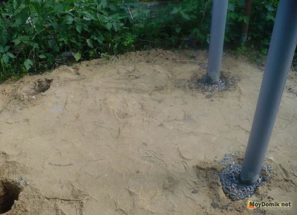 Установка труб