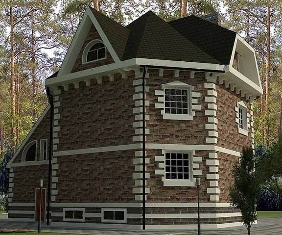 Проект 2-го дома с мансардой и гаражом