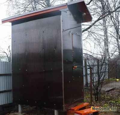 Душ из поликарбоната – мастер-класс с фотоотчетом от А до Я