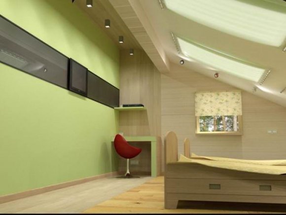 Расположение мансардных окон