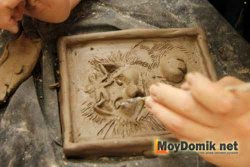 Формирование рисунка изразца