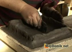 Прижатие румпы к основанию