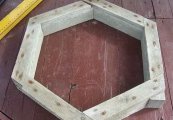 Изготовление формы из деревянного бруса для тротуарной плитки