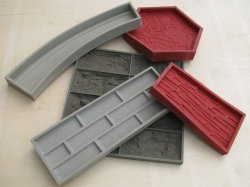 Силиконовые формы для тротуарной плитки