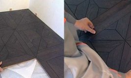 Укладка модульного паркета