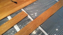 Плавающий паркет - монтаж на теплый пол