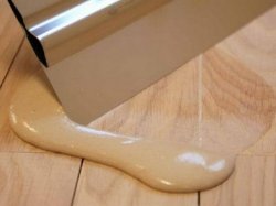 Шпатлевка паркета