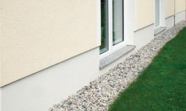 Отмостка из гравия (щебня)