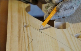 Мастер-класс по изготовлению резных наличников на окна - разметка