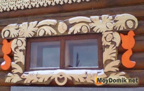 Резные деревянные наличники на окна - 5