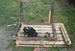 Конструкция рамы вибростола для плитки