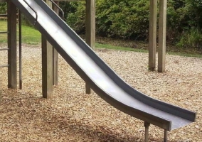 Железный скат для детской горки