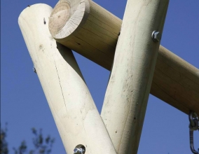 Связка соединительного узела каркаса для качелей