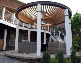 Круглая пергола