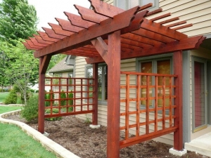 Пергола в восточном стиле