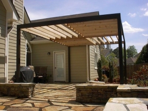 Пергола в стиле Модерн