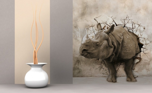 3д фотообои для стен - зоо-креатив