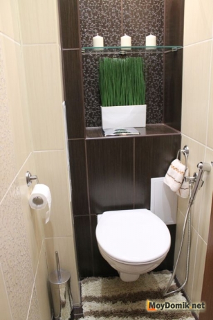 Дизайн интерьера ванной и туалета в едином стиле