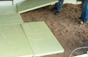 Утепление пола подвала пенополистиролом