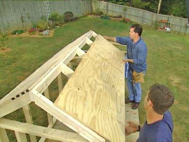 Способы устройства крыши детского домика Способы устройства крыши детского домика