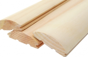 Внешний вид вагонки "блок-хаус"