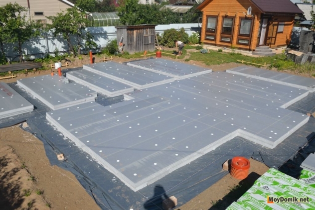 Фундамент УШП - Утепленная шведская плита