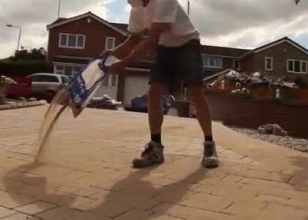 Засыпка швов тротуарной плитки