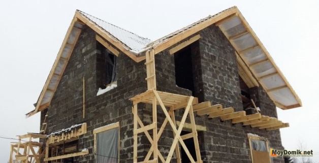 Крыша для дома из арболита