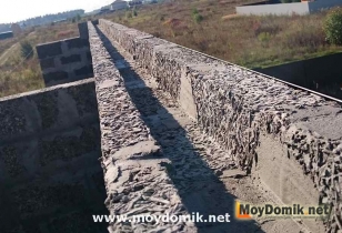 Армирующий пояс дома из арболитовых блоков