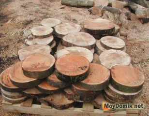 Нарезка дисков из дерева