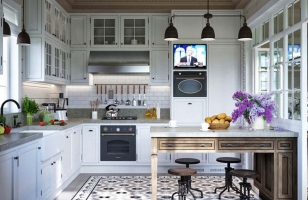 Интерьер кухни в стиль Прованс
